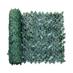 58in Artificial Faux Ivy Leaf Privacy Fence Screen Hedge Decor w/Mesh Backing