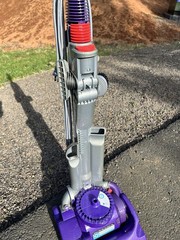 PERFECT Dyson DC07 Original Bagless Upright Vacuum + HEPA PURPLE RED SERVICED