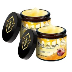 2 Pcs Bee Venom Skin Cream,Face Wrinkle Removal Firming Anti-Aging Bee Venom
