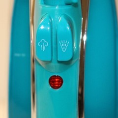 Sunbeam Turbo Steam Master Prof Iron Silver/Blue Model GCSBSP-201 Retractable Co