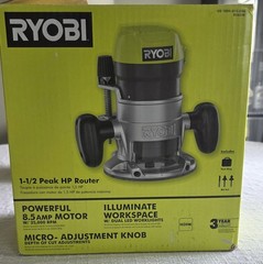 RYOBI 8.5 Amp 1-1/2 Peak HP Fixed Base Corded Router R1631K