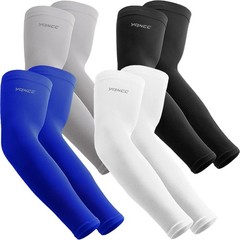 4 Pairs Arm Sleeves for Men Women | UPF 50 Cooling UV Sun Protection | Sports