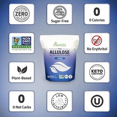 Durelife Allulose sweetener 100% Pure Powdered Sugar Substitute 10 lb