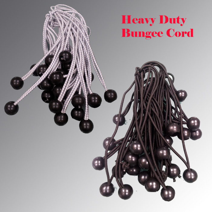 3/16″ BUNGEE CORD BALL BUNGEES CANOPY TIE DOWNS STRAPS HEAVY DUTY TARP Tent
