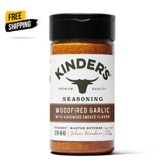 Kinder’s Woodfired Garlic Seasoning with Hardwood Smoked Flavors, 6 oz
