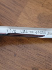 Craftsman VV STUBBY Short SAE 12-Point Combination Wrench Set of 5 Made in USA