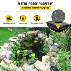 LLDPE Pond Liner Pond Liners 15′ x 20′ 20 Mil Waterproof Fish Pond Liner