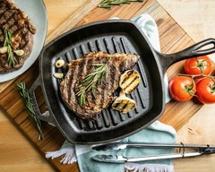 Lodge Cast Iron Grill Pan Square 10.5 Inch L8Sgp3Plt