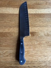 WÜSTHOF Classic 7 inch Hollow Edge Santoku Knife 6 months from new rarely used