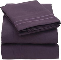Top Split Flex California King Sheet 4 pc set For Sleep Number 1900 Deep Pockets
