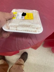 Salted Pork Fatback Sliced 2 POUNDS Southern Country Food , Soul Food, READ DESC