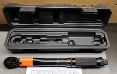 1/4″ Torque Wrench 4PCS Set, 20-240 in-lb Click Torque Wrench 1/4″ to 3/8″ Adapt