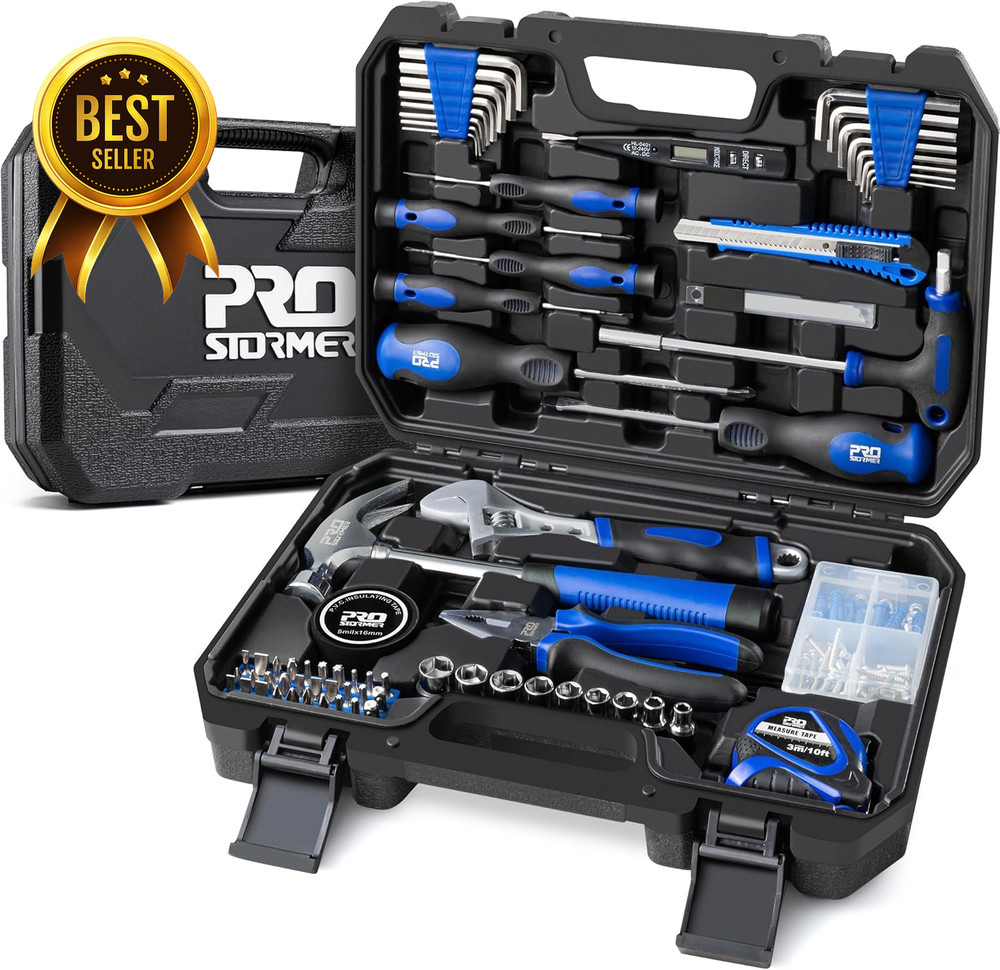 179 Piece Home Tool Kit General Household Hand Tool Set with Portable Storage Bo