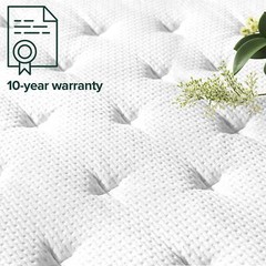 Zinus Pressure Relief Extra Firm Hybrid Mattress Comfort Foam and Pocket Spring