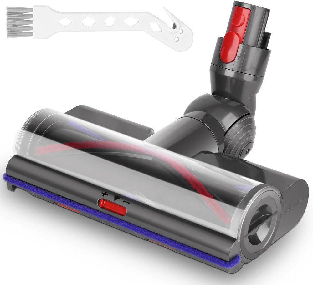 Direct Drive Vacuum Head For Dyson V7 V8 V10 V11 – Anti-Tangle, LED Light, Quick