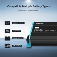 Renogy DC to DC Charger 12V 60A Lifepo4 Battery Charger-On-Board Marine/RV/Boat