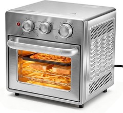 Stainless Air Fryer Toaster Oven Combo Oven Countertop Functional,Up to 450°F