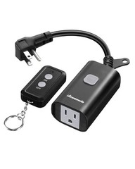 DEWENWILS Outdoor Remote Control Outlet, 15A Wireless Remote Control Switch,