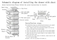 Plastic Storage Dresser Bedroom 6 Drawer Clothes Organizer Tower Cabinet Office
