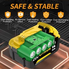 2Pack 12.0AH For DeWalt 20V 20 Volt Max XR Lithium Ion Battery DCB206-2 DCB205-2