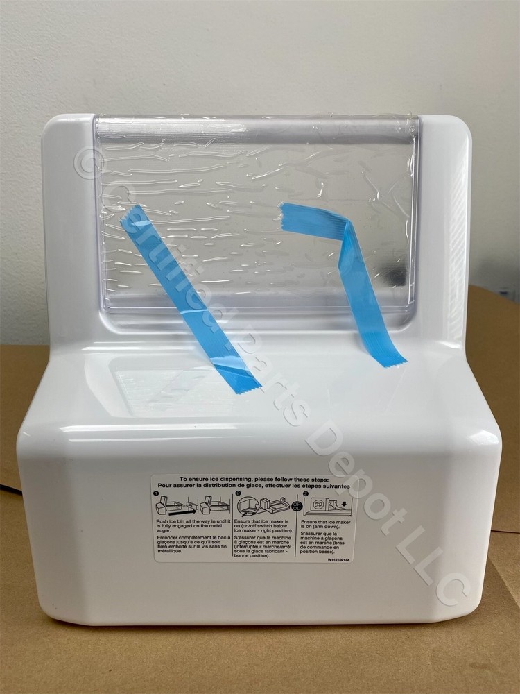 Brand New OEM Genuine Whirlpool Refrigerator Ice Container Assembly W10558423