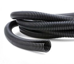 50 Ft. 3/8″ Split Wire Loom Conduit Polyethylene Tubing Black Color Sleeve Tube