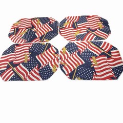 Set of 4 Patriotic Placemats – 1776 – 2026 America 250 Years Decor