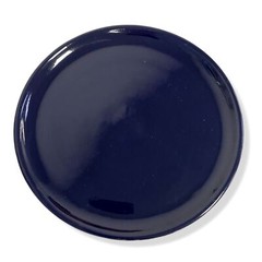$47 TRAME Blue Mediterranean Giro Assiette Simple Dinner Plate 9.8 in
