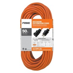 Prime 50ft Extension Cord 14 Gauge AWG 14/3 SJTOW Outdoor Heavy Duty