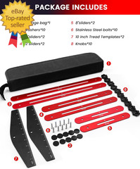 Stair Tread Template Tool 8″ to 60″ Aluminum Stair Tread Jig for Accurately