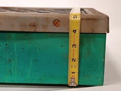 Custom hot block with 2-prong plug, 19.5 x 13 x 5 inches, loose frame as shown