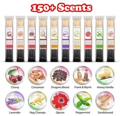100 Incense Sticks 11″ Bulk Pack Wholesale Hand Dipped Mix Match Variety Lot