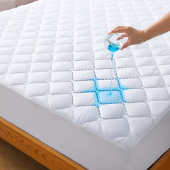 100% Waterproof Mattress Protector Quilted Mattress Pad Cover Breathable Fitted