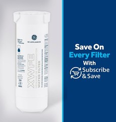 GE XWFE Genuine Refrigerator Water Filter Certified to Reduce Lead Sulfur/Other