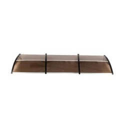 Window Awning Front Door Eaves Canopy Polycarbonate Roof Cover 40” /80”/120”