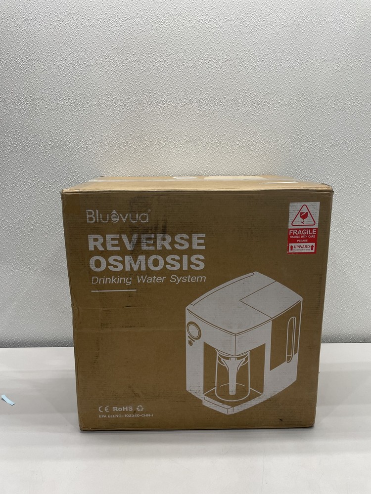 Bluevua RO100ROPOT-UV Countertop Reverse Osmosis Water Filter System White