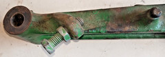 John Deere 110 112 Hydraulic lift 10hp tecumseh front axle # AM30370