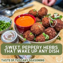 Taste of Tuscany Seasoning | Salt Free | Gourmet Spice Blend | Non GMO, All N…