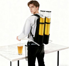 Portable Beer Dispenser, Dual Tank Backpack Drink Dispenser, Backpack Beer