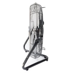 Mainstays 20″ 3-Speed High Velocity Tiltable Black Steel Floor Fan