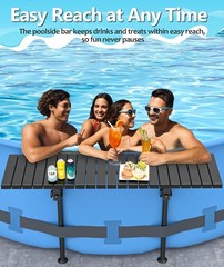 Swim Up Bar Pool Side Table 49.4in 110LBS
