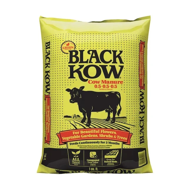 Black Kow Organic Manure 1 Cu Ft Premium Compost Fertilizer Soil Amendment