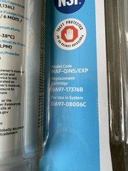 Samsung Water Filter HAF-QINS/EXP DA97-17376B DA97-08006C NSF 300GAL