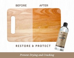 Mineral Oil for Wood Cutting Board, Butcher Block, and Knife. Food Grade Mineral