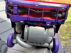 PERFECT Dyson DC07 Original Bagless Upright Vacuum + HEPA PURPLE RED SERVICED