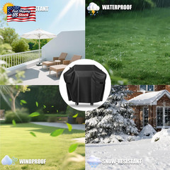51 Inch Grill Cover for Weber Spirit 300 & Spirit 400 Series Grills, Heavy Duty
