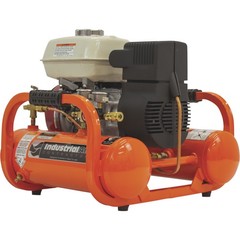 Industrial Air Contractor Gas-Powered Pontoon Air Compressor, 4.6 HP, Honda