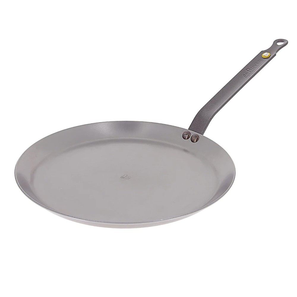 De Buyer Mineral B Carbon Steel Crepe Tortilla Pan – 10.25 Diameter 9 Cooking
