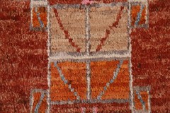 Rust Moroccan Tribal Area Rug 5×7 Hand-knotted Wool Oriental Carpet for Any Room