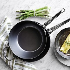 NWT de Buyer Mineral B Pro Carbon Steel Fry Pans Full Size